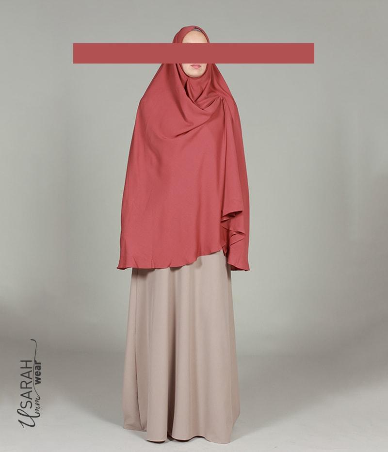 Hip Khimar UsW Dusty Pink