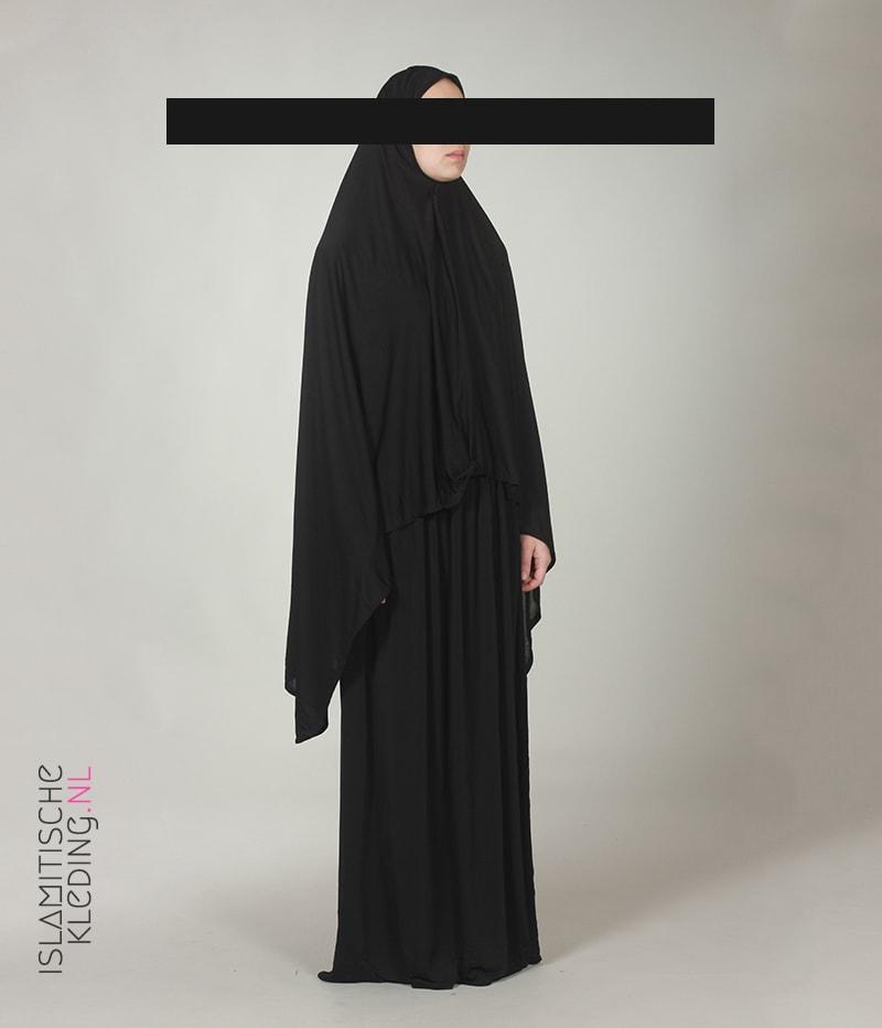 Crni set odjeće za molitvu