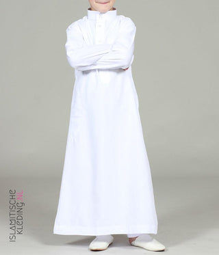 Qamis Boys White Basic