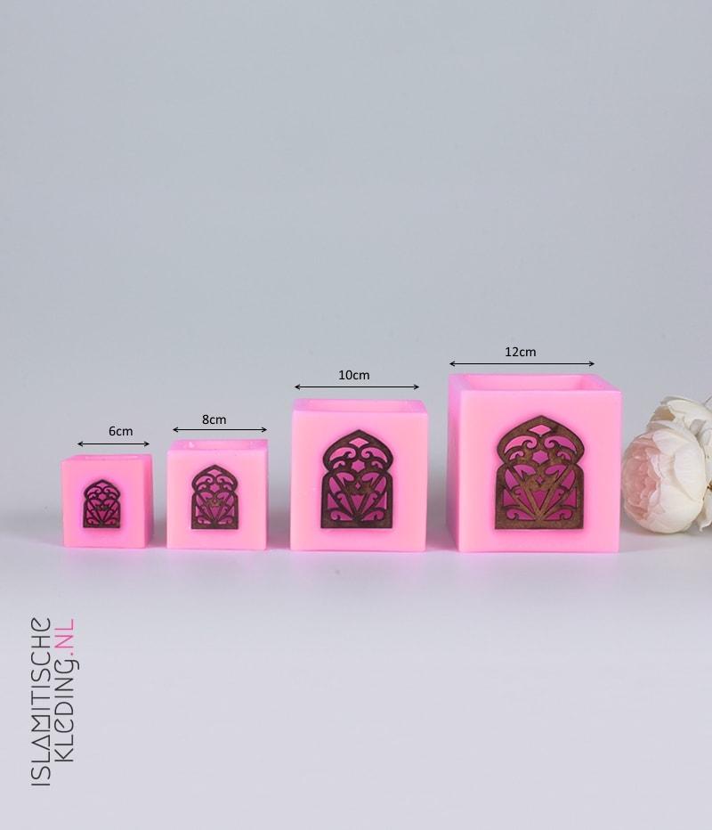 Arabisk fyrfadslysholder "Baab" - Pink