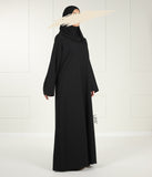 Qaisumah kimono + komplet Abaya (UsW) - crna