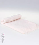 Rynketørklæde - Powder Pink
