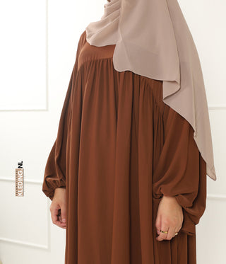 Jilbab Soumaya Balloon Sleeve - Rusty