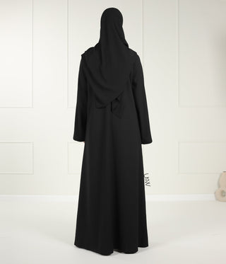 Qaisumah Kimono + Abaya Set (UsW) - Black