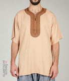 Oriental Linnen Hemd Camel