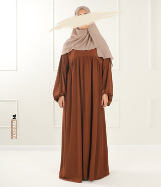 Jilbab Soumaya Balloon Sleeve - Rusty