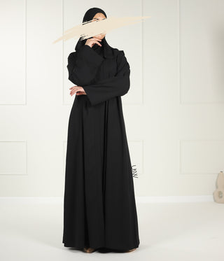 Qaisumah Kimono + Abaya Set (UsW) - Black