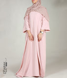 Saufiya Kimono Kleid Hellrosa