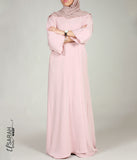 Saufiya Kimono Kleid Hellrosa