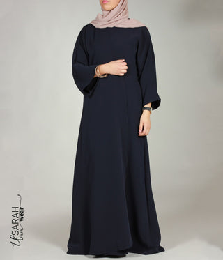 Saufiya Kimono Dress Navy