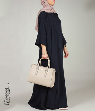 Saufiya Kimono Dress Navy