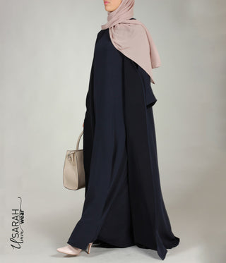 Saufiya Kimono Dress Navy