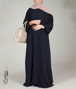 Saufiya Kimono Dress Navy