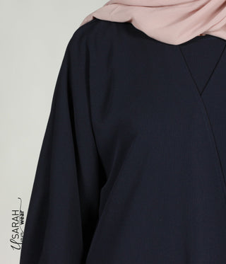 Saufiya Kimono Dress Navy