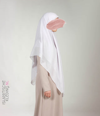 Viscose Hijaab XL - 150cm Light Grey