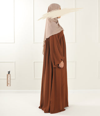 Jilbab Soumaya Balloon Sleeve - Rusty