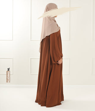 Jilbab Soumaya Balloon Sleeve - Rusty