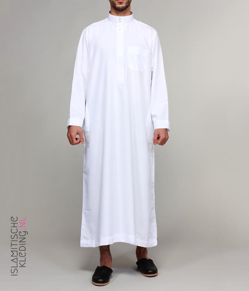 heden personeelszaken Peuter Witte Qamees Voor heren – islamitischekleding.nl