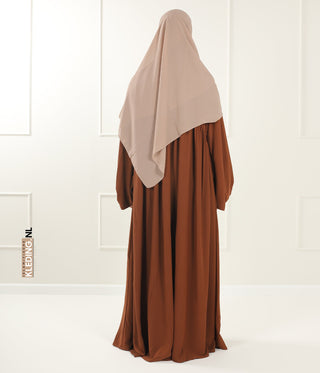 Jilbab Soumaya Balloon Sleeve - Rusty