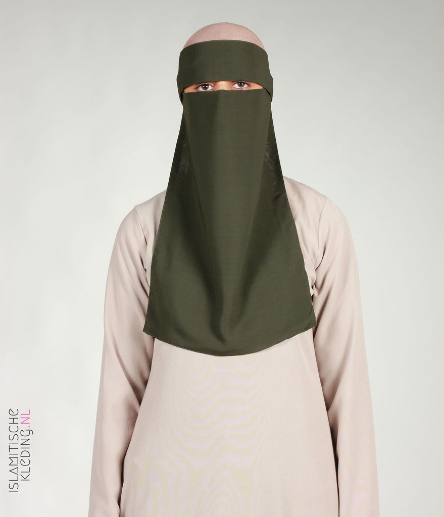 الراحة niqab الزيتون