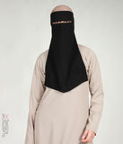 Komfort Niqab Schwarz