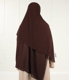 Hijab Complet Instantané XXL - Chocolat