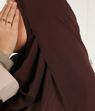 Hijab Complet Instantané XXL - Schokolade