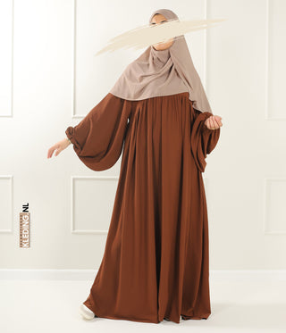 Jilbab Soumaya Balloon Sleeve - Rusty