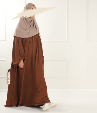 Jilbab Soumaya Balloon Sleeve - Rusty