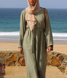 Abaya Salmia Oliven