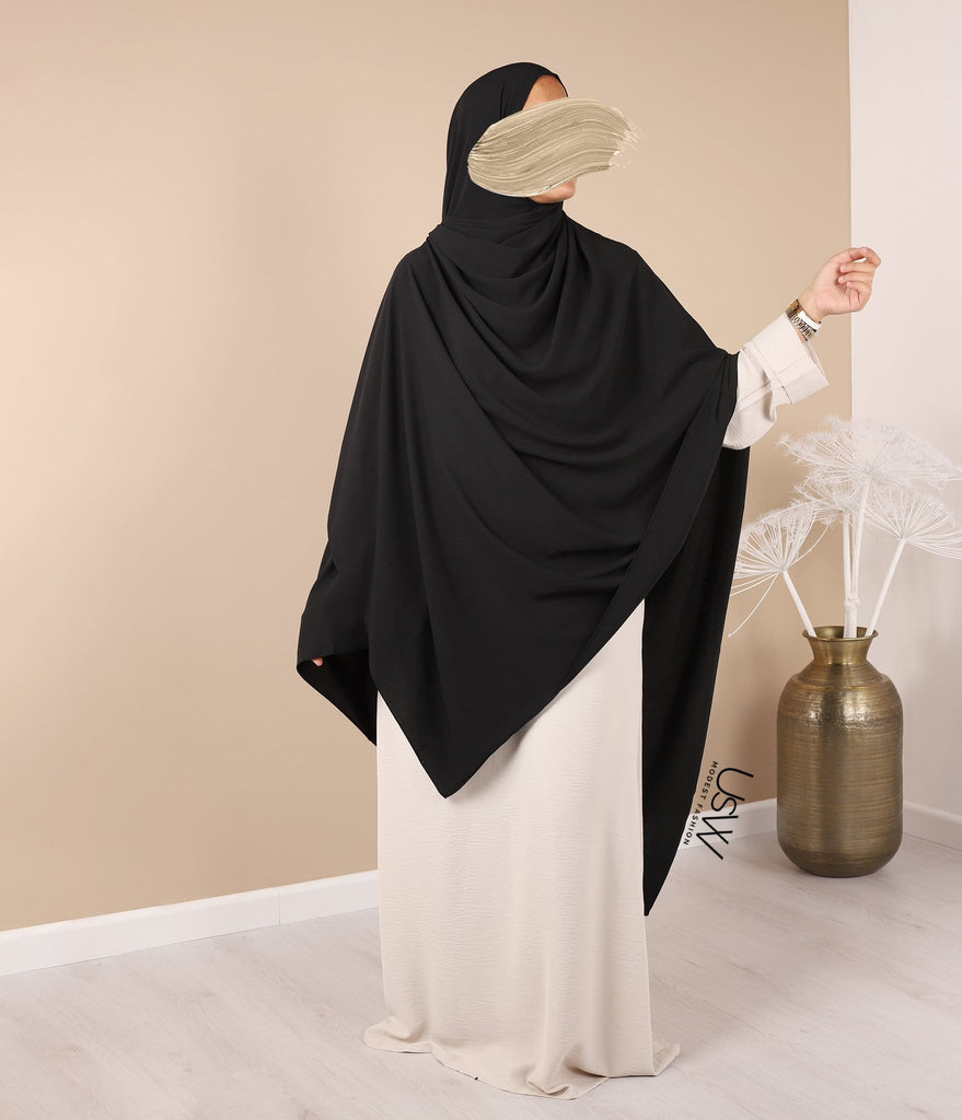 Hidžab XXL Pearl - 100x200 - Crni