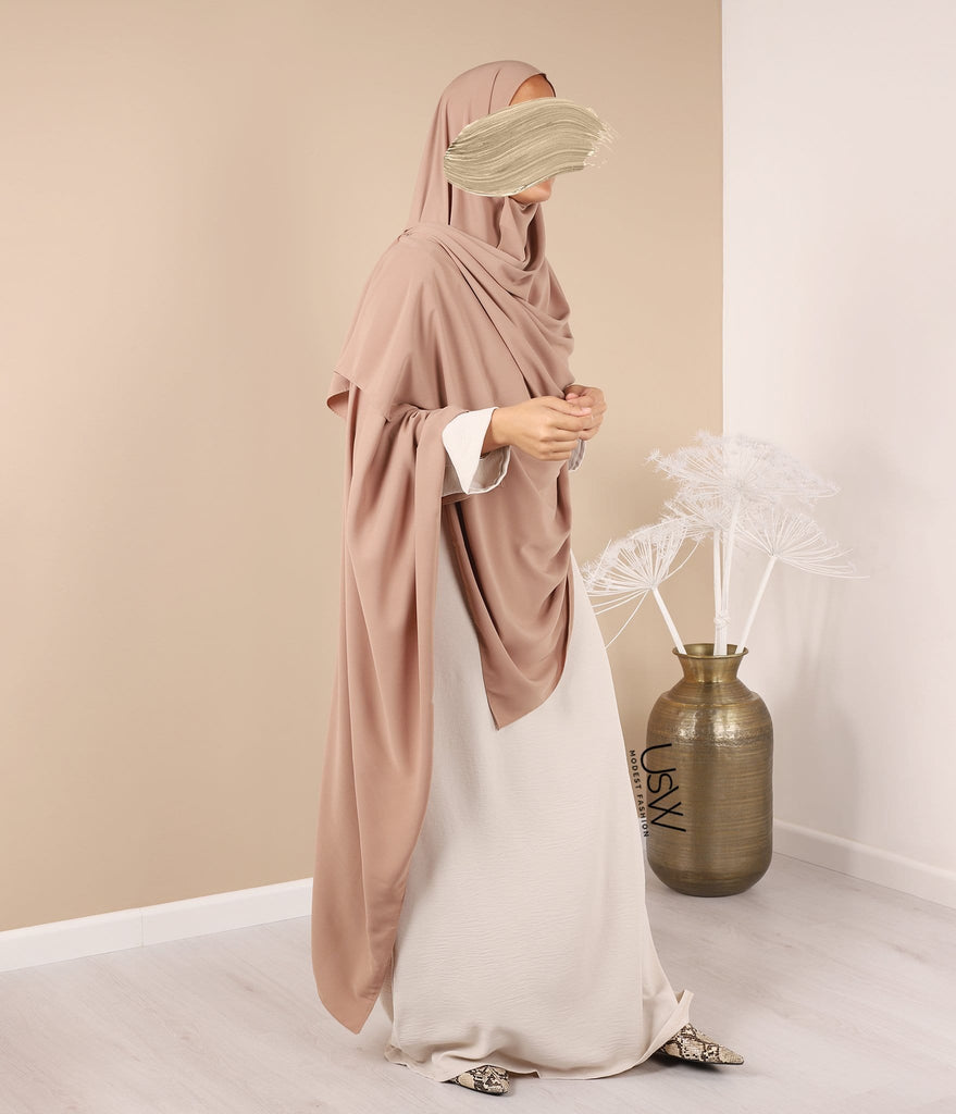 Hidžab XXL Pearl - 125x200 - Latte