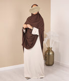 Hijab XXL Pearl - 125x200 - Ristretto