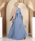 Abaya Maleekah Yaraa - الجينز الأزرق