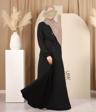 Abaya Maleekah Yaraa - Black