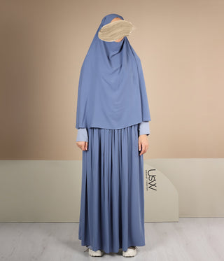 Pearl Amira (Tie Back) Khimar - Himalaya