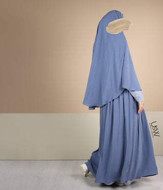 Pearl Amira (Tie Back) Khimar - Himalaya