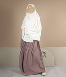 Pearl Hip Khimar - Ivory