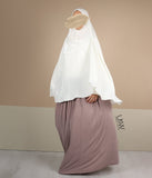 Pearl Hip Khimar - Ivory