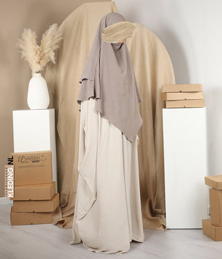 Double Diamond KHIMAR Jaz- Taupe