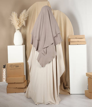 Double Diamond KHIMAR Jaz- Taupe