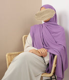 Hijab XXL HQ 125*200 - أوركيد نقي