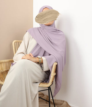 Hijaab XXL HQ Šifon 125*200 - Wisteria Purple