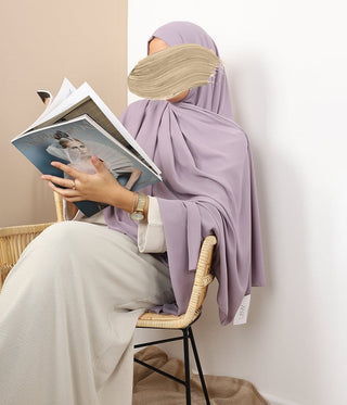 Hijaab XXL HQ Šifon 125*200 - Wisteria Purple