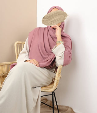 Hijaab XXL HQ CHiffon 125*200 - Moss Rose