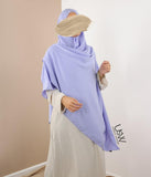 Hijab XXL Pearl - 125x200 - Immergrün (lila)