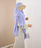 Hijab XXL Pearl - 125x200 - Immergrün (lila)