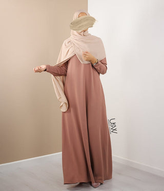 Abaya Ligne A - Ellysa - Beige