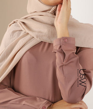 Abaya Ligne A - Ellysa - Beige