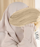 A-Lijn Abaya Arrzha Stretch TB - Grey Cream